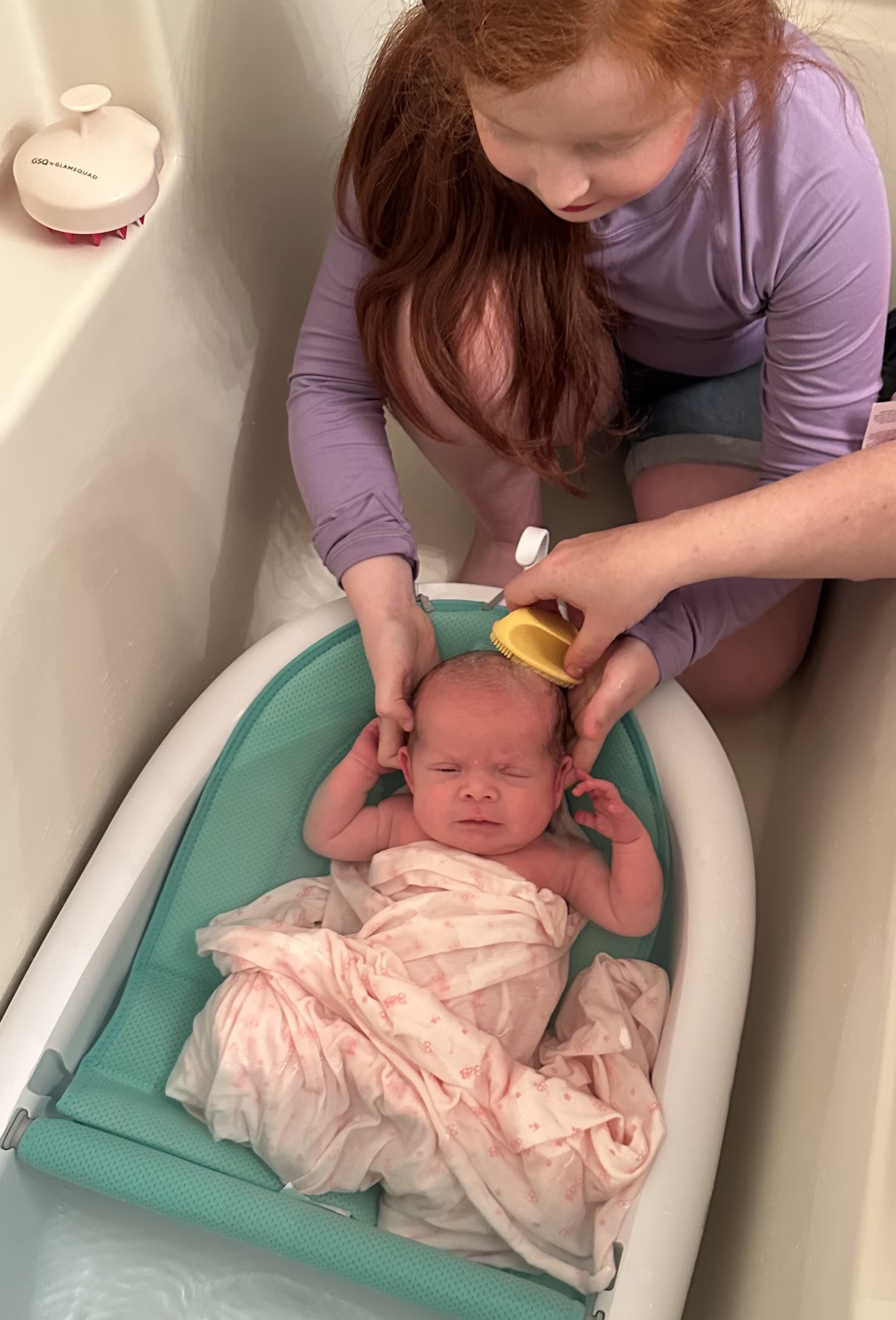 Swaddle Bath Time