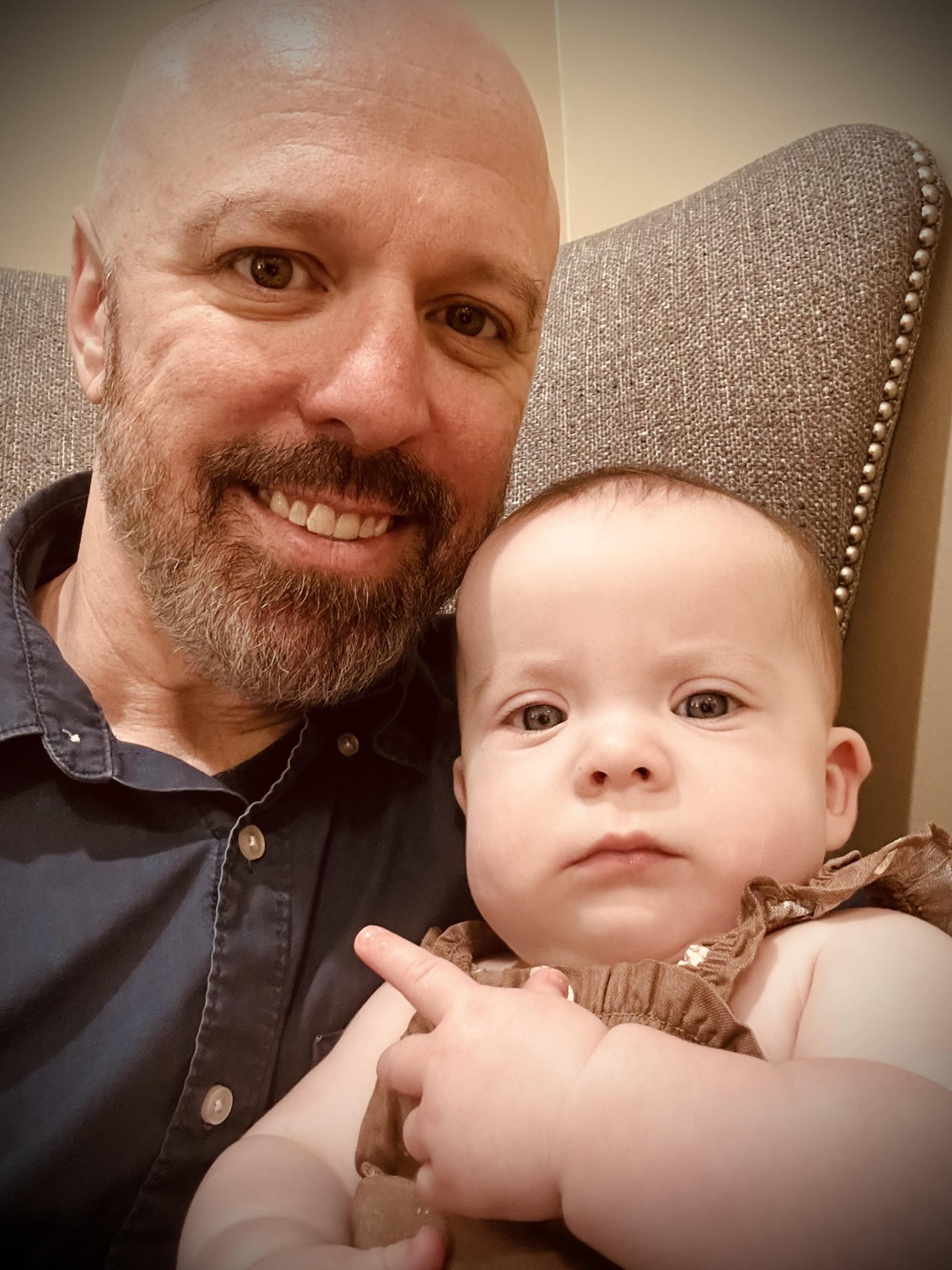 Spending the day with dad