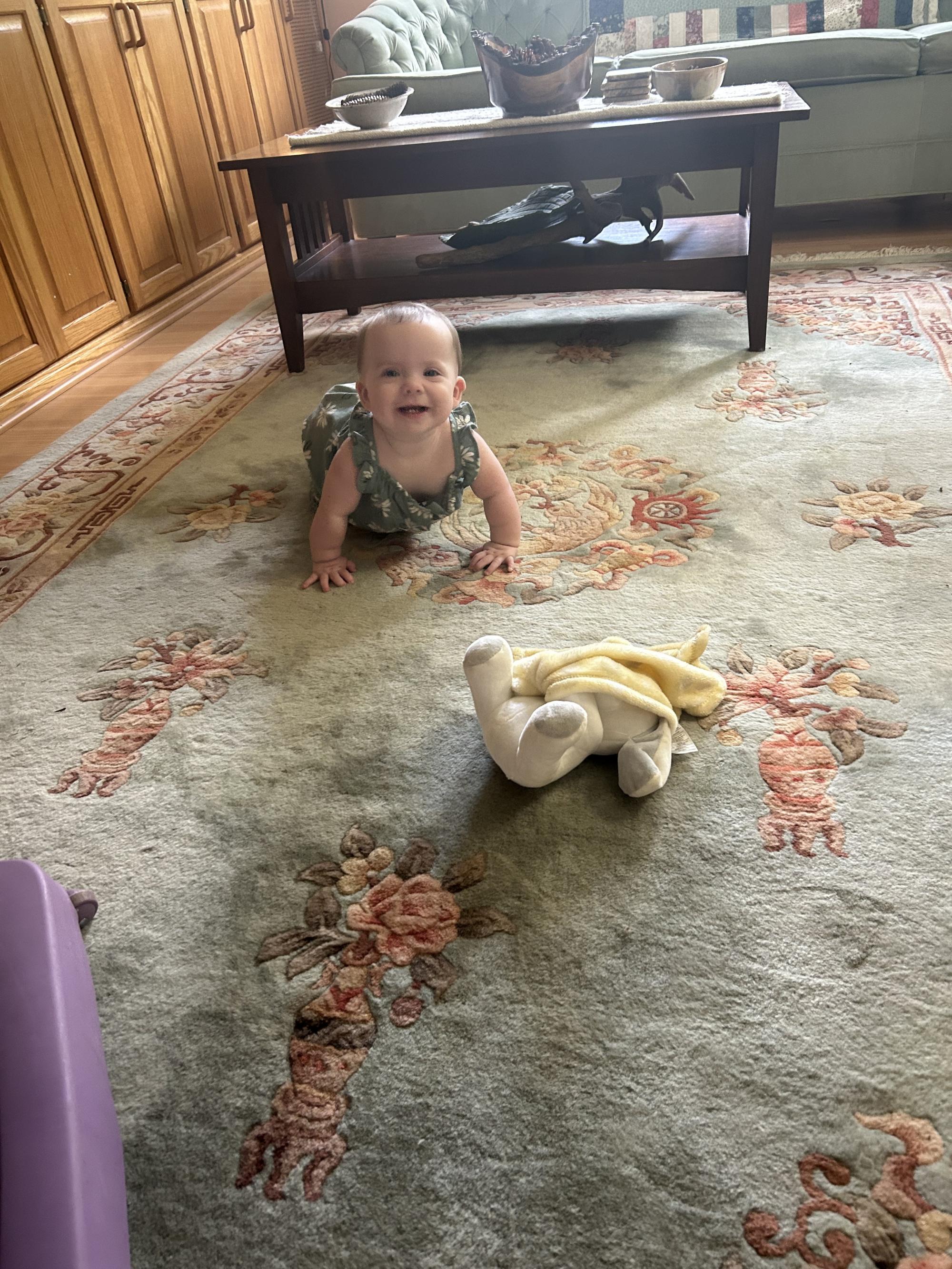 Playing at aunt Maudene’s